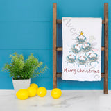Crab Christmas Tree Tea Towel – Shell Yeah, It’s the Holidays