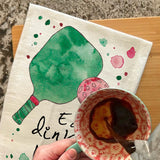 Eat, Dink & Be Merry Tea Towel – Festive Paddle Life