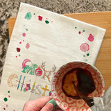 Merry Christmas Tea Towel – Warm Wishes for All