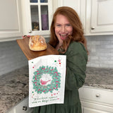 A Cardinal Appears Tea Towel – When Angels Are Near