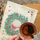 A Cardinal Appears Tea Towel – When Angels Are Near
