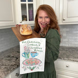 Cookies, Cocoa & Movies Tea Towel – Sweet Holiday Ritual
