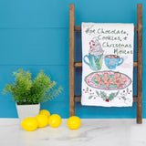 Cookies, Cocoa & Movies Tea Towel – Sweet Holiday Ritual