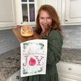Holiday Joy Tea Towel – Seaside Wishes & Shells