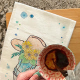 Ride Like a Cowgirl Tea Towel – Floral Grit & Grace