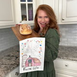 Barn Life Tea Towel – Fields, Chores & Charm