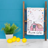 Barn Life Tea Towel – Fields, Chores & Charm