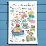I’m a Grandma Tea Towel – Promoted to Love Boss