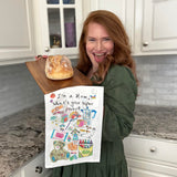 I’m a Mom Tea Towel – Running on Love & Laundry