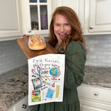 I’m a Teacher Tea Towel – Inspire, Educate, Repeat