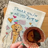 Thank You For All You Do Tea Towel – Healthcare Heroes