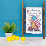 Heroes Wear Combat Boots Tea Towel – Service & Strength