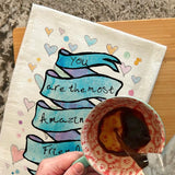 You Are An Amazing Friend Tea Towel – Heartfelt Thanks