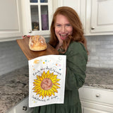 Sunflowers of Hope Tea Towel – Bright, Brave & Blooming