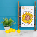 Sunflowers of Hope Tea Towel – Bright, Brave & Blooming