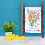 Thank You for Being You Tea Towel – Wildflower Heart