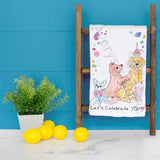 Celebrate Your Birthday Tea Towel – Cake, Candles & You