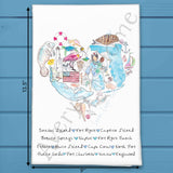 Florida Strong Tea Towel – Hurricane Relief Message
