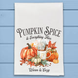 Pumpkin Spice & Everything Nice Kitchen Dish Towel