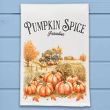 Pumpkin Spice Paradise Kitchen Dish Towel