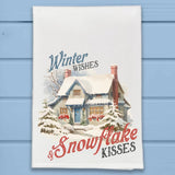 Winter Wishes Snowflake Kisses White Christmas