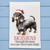 Dachshund Through the Snow Dog Christmas