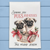 Hugs and Kisses Pug Dog Christmas