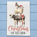 Christmas on the Farm Duck Sheep Cow