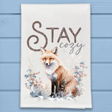 Stay Cozy Winter Fox Woodland