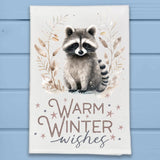 Warm Winter Wishes Racoon