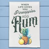 When Life Gives You Rum Kitchen Dish Towel