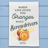 When Life Gives You Screwdrivers Kitchen Dish Towel