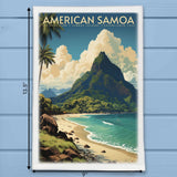 American Samoa National Park Samoan Islands Tea Towel