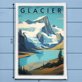 Glacier National Park Montana Kitchen Dish Towel