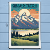 Grand Teton National Park Wyoming Kitchen Dish Towel