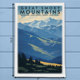 Great Smoky Mountains National Park North Carolina Tea Towel