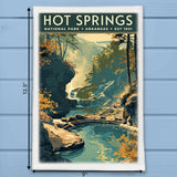 Hot Springs National Park Arkansas Kitchen Dish Towel