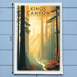 Kings Canyon National Park California Kitchen Dish Towel