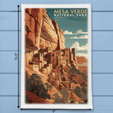 Mesa Verda National Park Colorado Kitchen Dish Towel