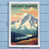 Mount Rainier National Park Washington Kitchen Dish Towel