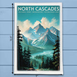 North Cascades National Park Washington Kitchen Dish Towel