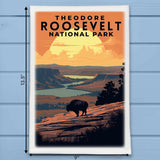 Theodore Roosevelt National Park North Dakota Kitchen Dish Towel