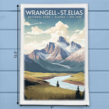 Wrangell National Park Alaska Kitchen Dish Towel