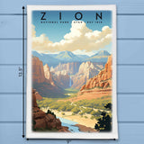 Zion National Park Utah Kitchen Dish Towel