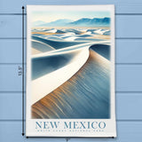 New Mexico Landmark & Landscape Watercolor Kitchen Dish Towel