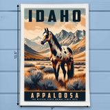 Idaho State Animal Vintage Digital Art Kitchen Dish Towel