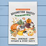 Broomstick Bakery Halloween Treats Kitchen Dish Towel