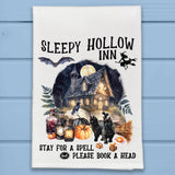 Sleepy Hollow Inn Halloween Kitchen Dish Towel