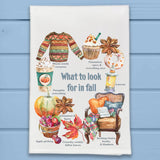 What to Look for in Fall Icons Kitchen Dish Towel