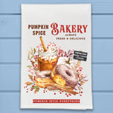 Pumpkin Spice Everything Bakery Fall Kitchen Dish Towel